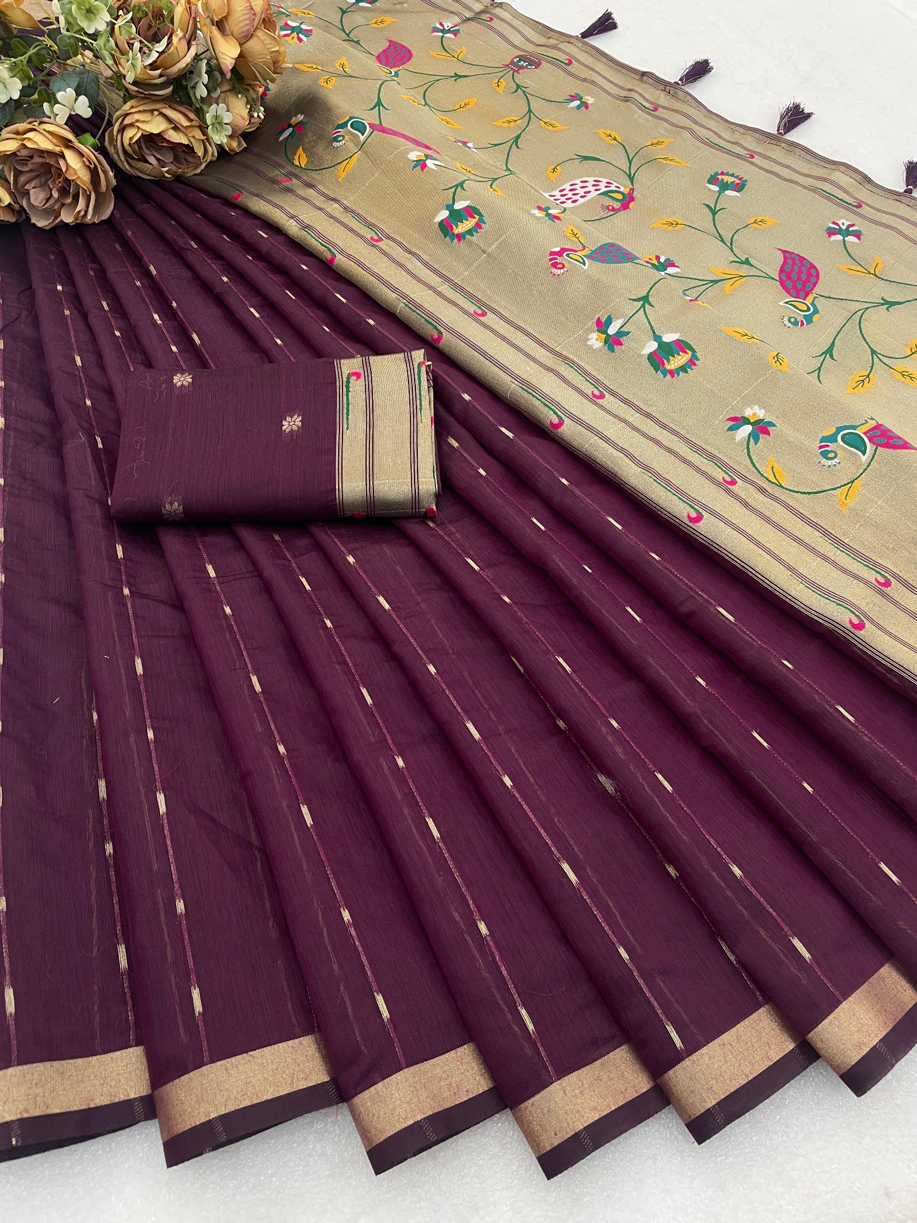 🌸MOST TREDING  NEW CATALOG LAUNCH – PAITHANI PEACOCK 🌸