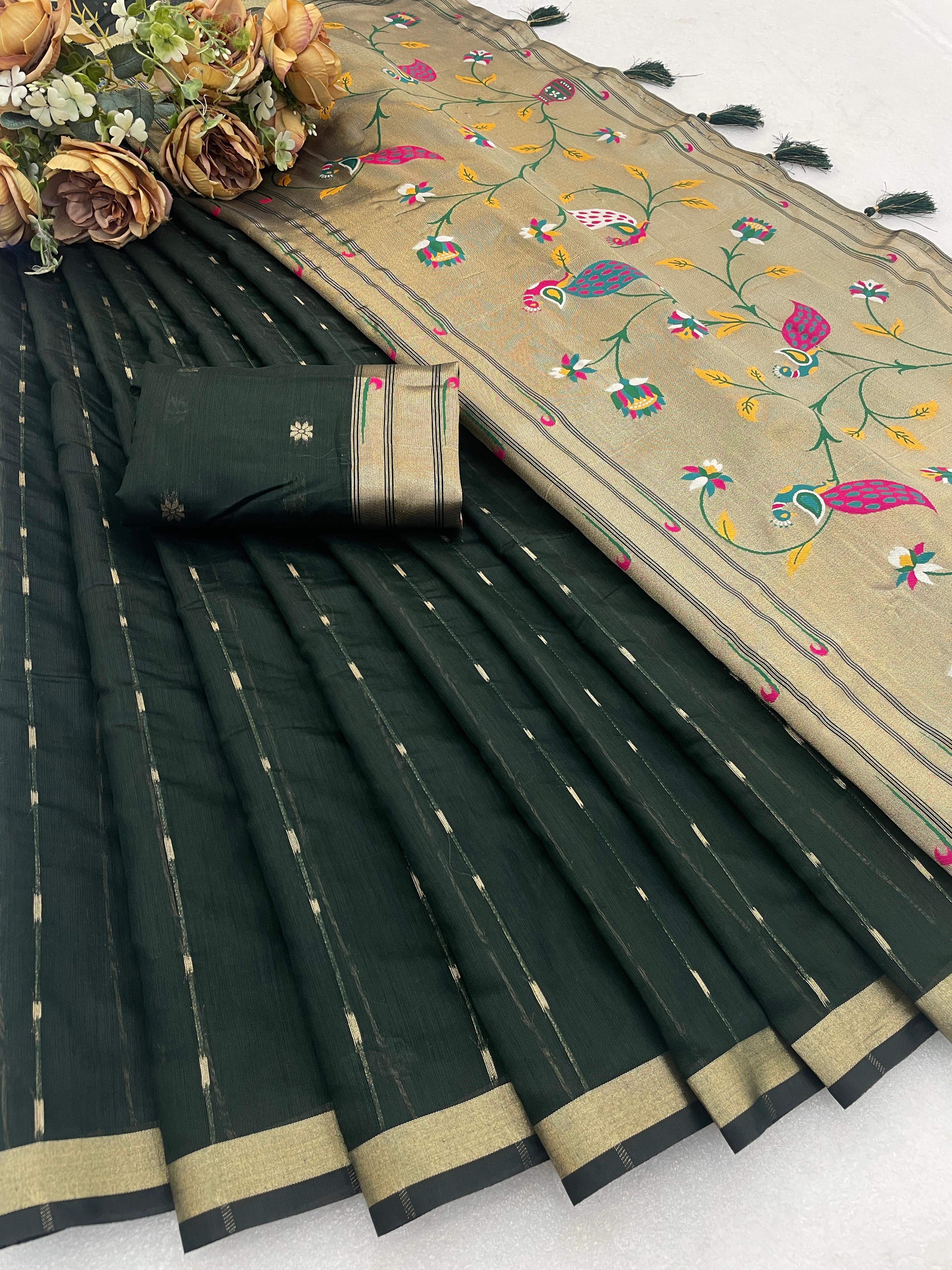 🌸MOST TREDING  NEW CATALOG LAUNCH – PAITHANI PEACOCK 🌸