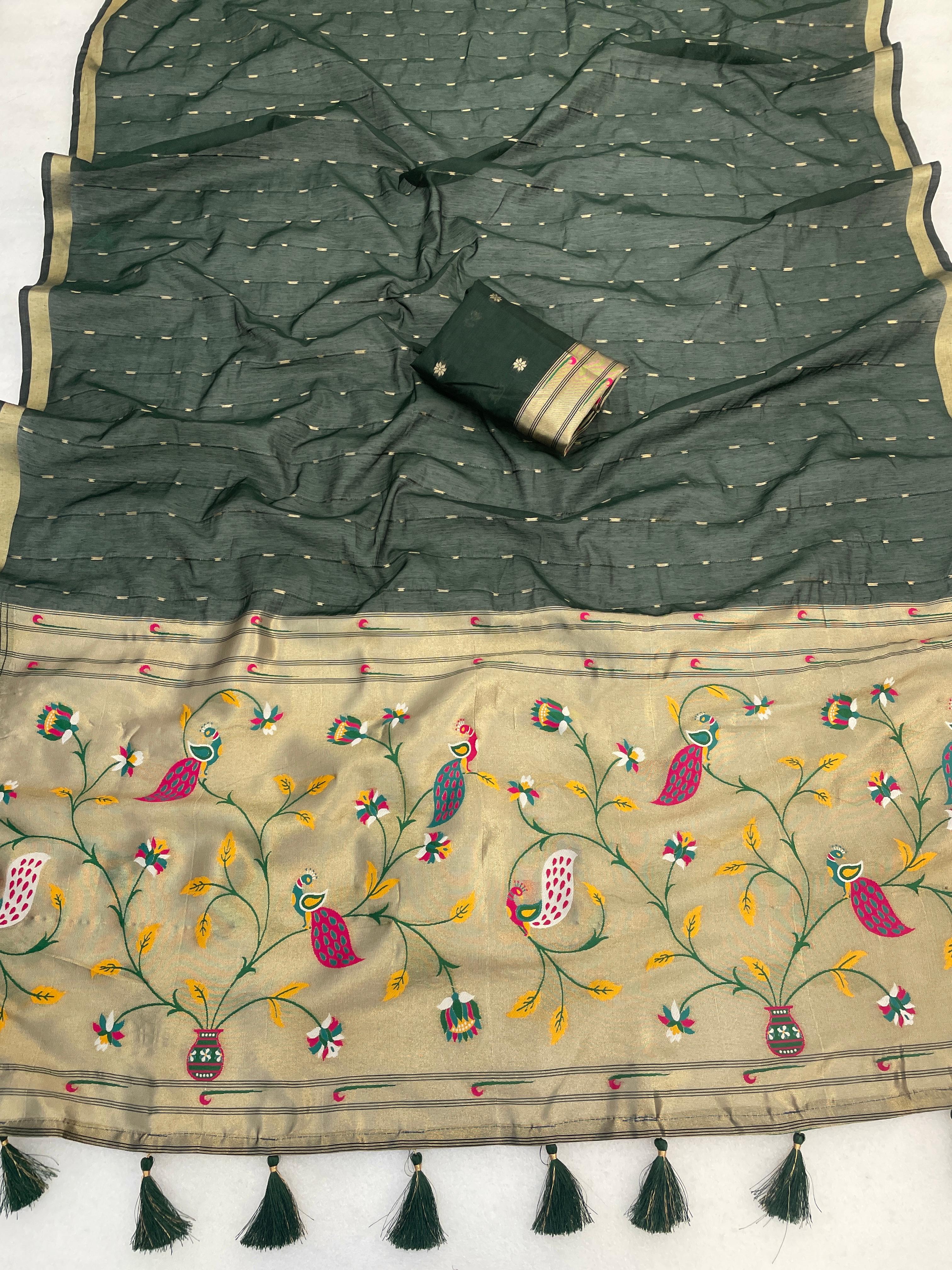 🌸MOST TREDING  NEW CATALOG LAUNCH – PAITHANI PEACOCK 🌸
