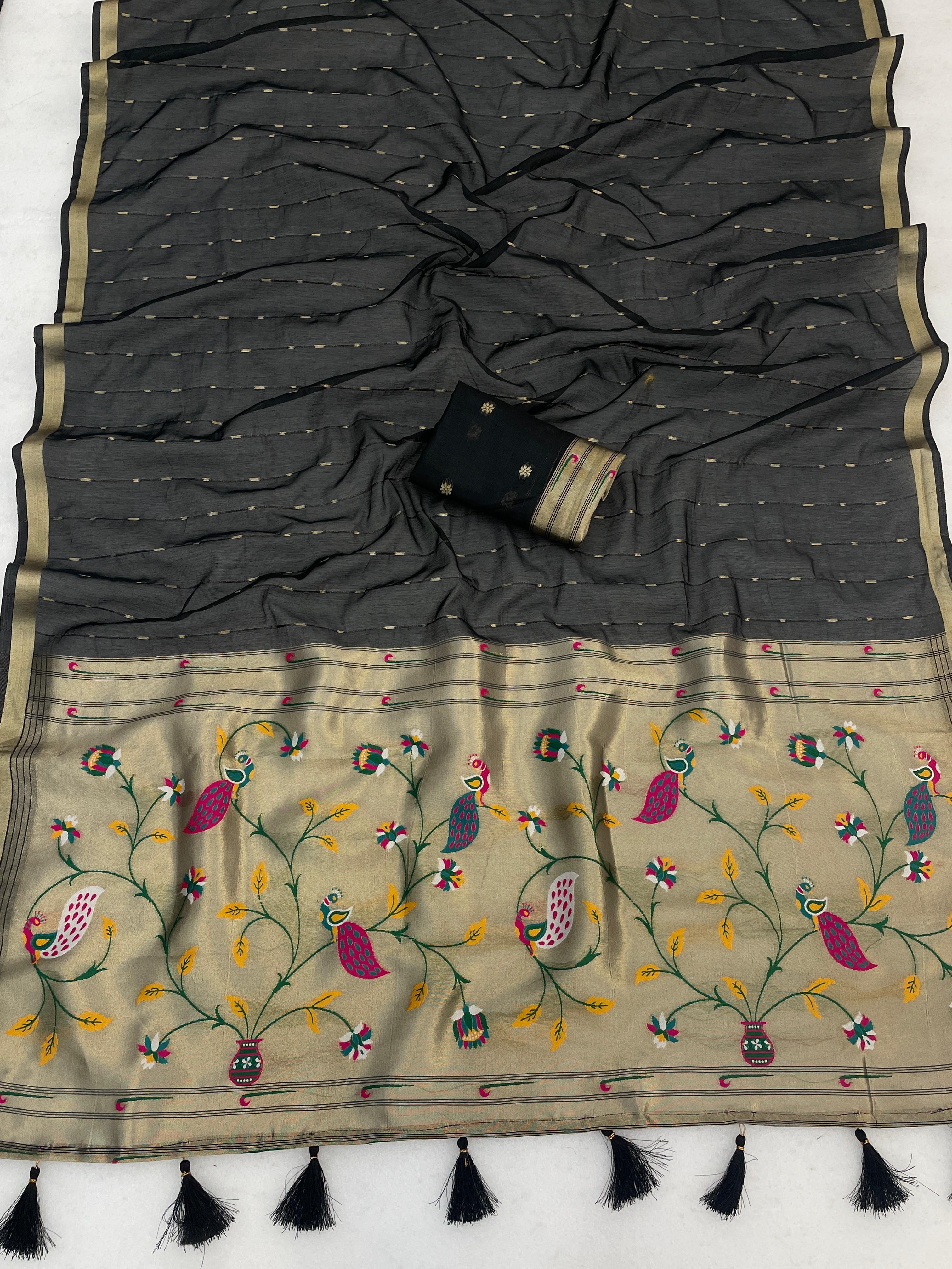 🌸MOST TREDING  NEW CATALOG LAUNCH – PAITHANI PEACOCK 🌸