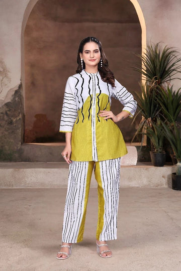 Zivara Magic Cotton Digital Print Co-ord Set for Women