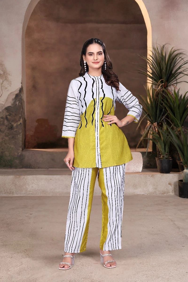 Zivara Magic Cotton Digital Print Co-ord Set for Women