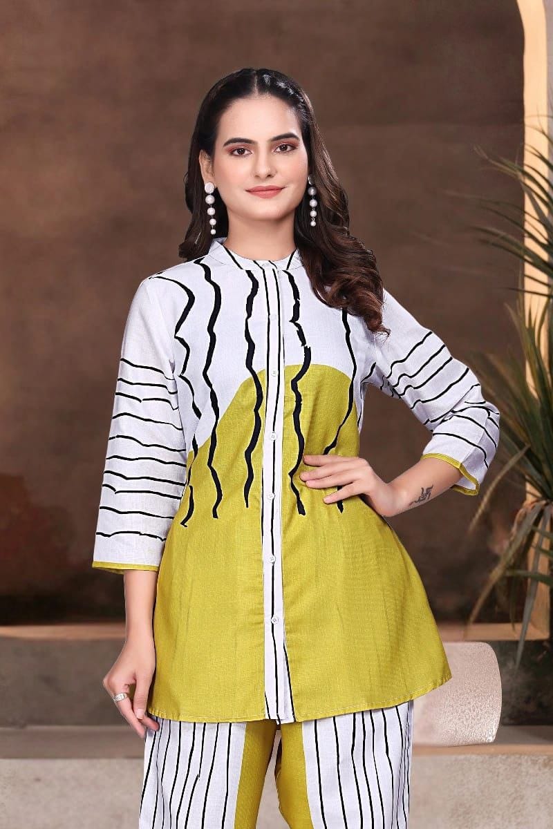 Zivara Magic Cotton Digital Print Co-ord Set for Women